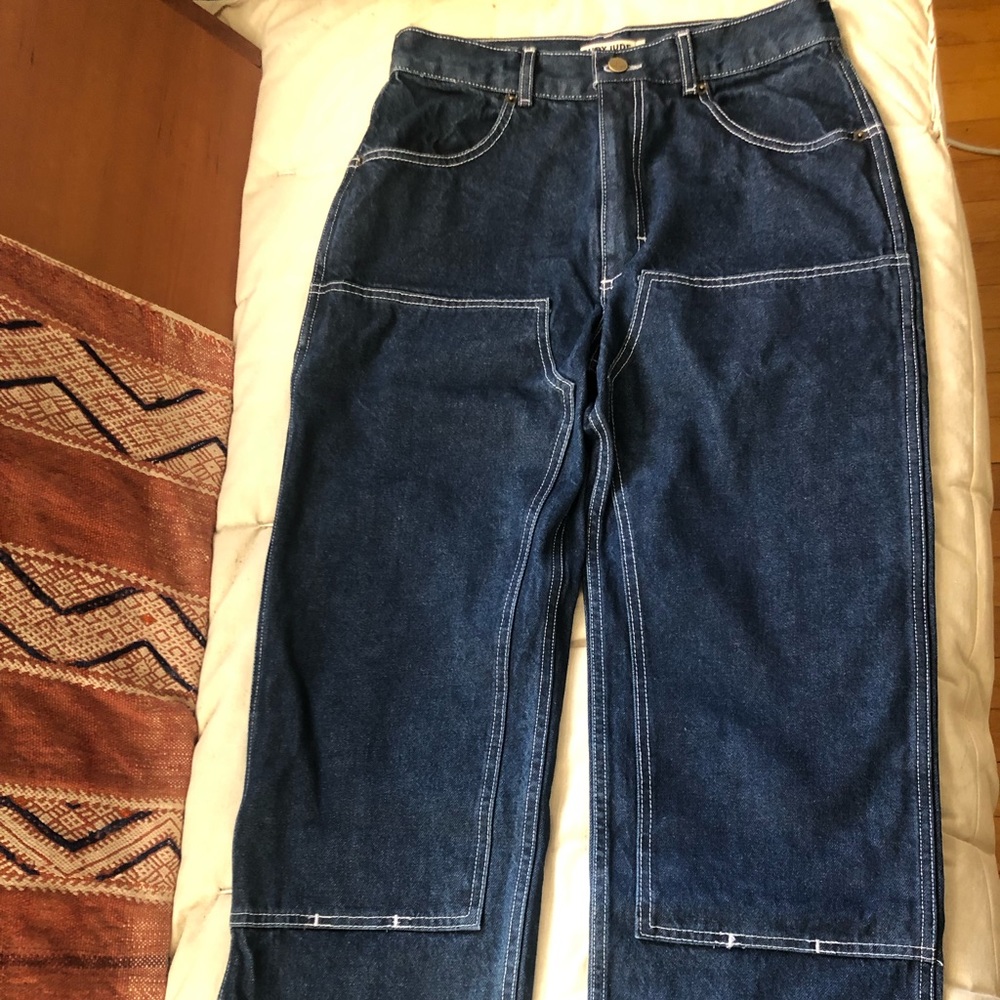 Rudy Jude Dark Blue Straight Leg Pants